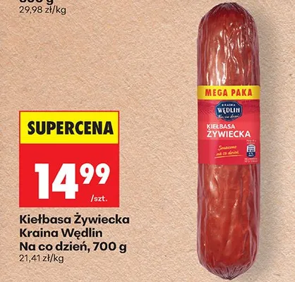 Kiełbasa żywiecka krucha promocja w Biedronka