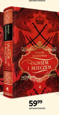 Książka Ogniem i mieczem tom II oprawa twarda Henryk Sienkiewicz promocja w Empik