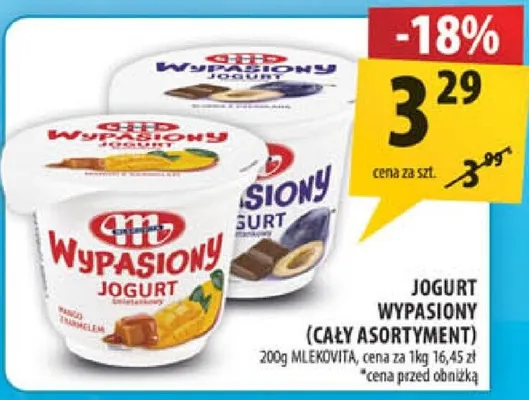 Jogurt wypasiony promocja w Arhelan