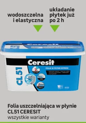 Folia uszczelniająca w płynie CL51 promocja w Leroy Merlin