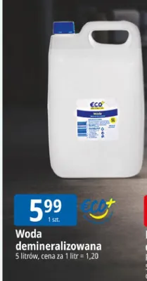 Woda demineralizowana promocja w Leclerc