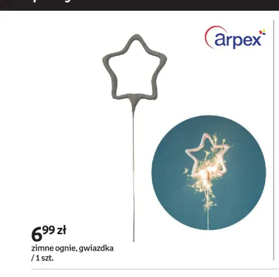 Zimne ognie gwiazdka Arpex promocja w Empik