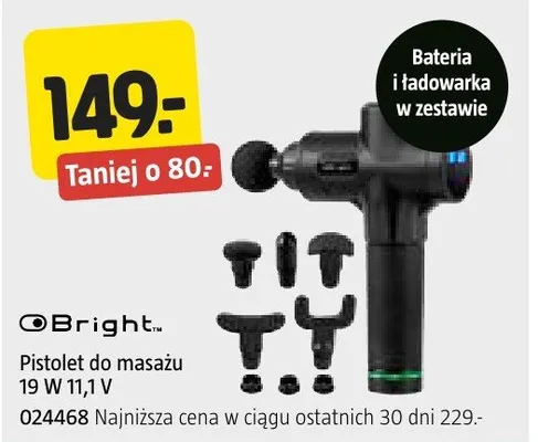 Pistolet do masażu 19 W 11,1 V promocja w Jula