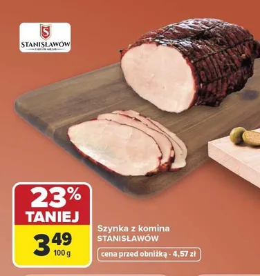 Szynka z komina Stanisławów promocja w Carrefour