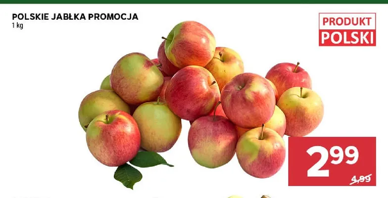 Jabłka polskie promocja w Stokrotka