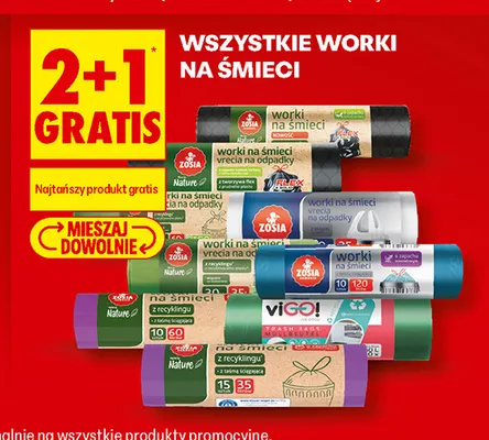 Worki na śmieci promocja w Biedronka