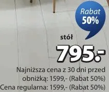 Stół promocja w Jysk