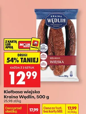 Kiełbasa biała promocja w Biedronka