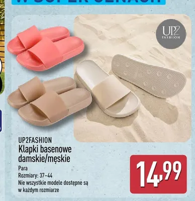 Klapki basenowe damskie Up2fashion promocja w Aldi