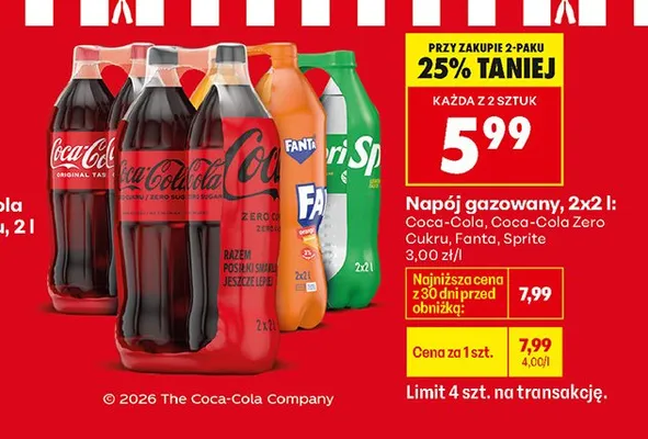 Napój Coca-cola promocja w Biedronka