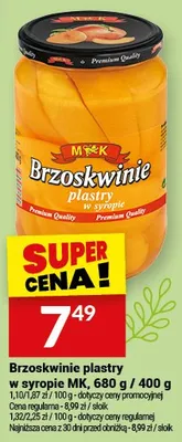 Brzoskwinie plastry w syropie promocja w Twój Market
