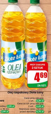 Olej rzepakowy promocja w Dino