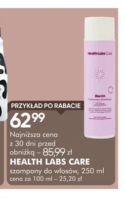 Szampon do włosów Health Labs Care promocja w Super-Pharm