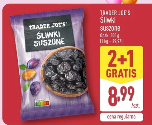 Śliwki suszone promocja w Aldi