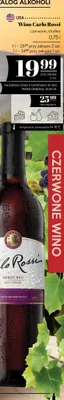 Wino Carlo Rossi czerwone słodkie promocja w POLOmarket