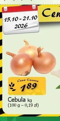 Cebula promocja w CEZAR Delikatesy