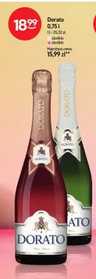 Wino musujące Dorato słodkie białe promocja w Żabka