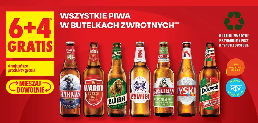 Piwo Żubr promocja w Biedronka