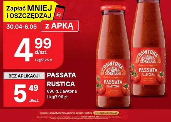 Passata rustica promocja w Chorten