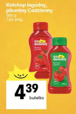 Ketchup łagodny, pikantny promocja w Delikatesy Centrum