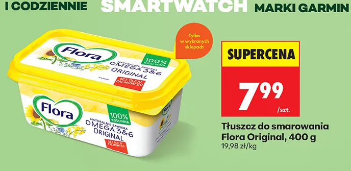 Tłuszcz do smarowania Flora Original promocja w Biedronka