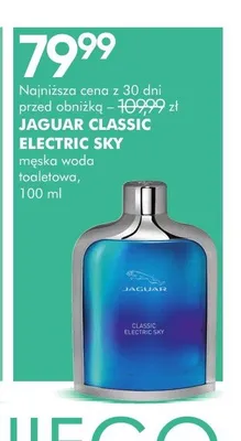 Woda toaletowa męska Jaguar Classic Electric Sky promocja w Super-Pharm