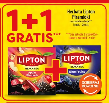 Herbata Lipton Piramidki promocja w POLOmarket