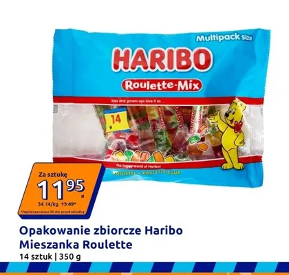 Żelki Haribo Mieszanka Roulette 14-pak 350g promocja w Action
