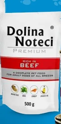 Mokra karma dla psa Dolina Noteci Premium Beef promocja w Lidl