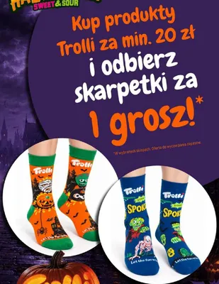 Skarpetki Trolli promocja w Dealz
