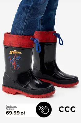 Kalosze Spiderman promocja w CCC