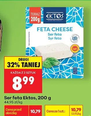Ser feta Ektos promocja w Biedronka