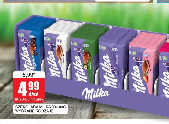 Czekolada Milka promocja w Bingo