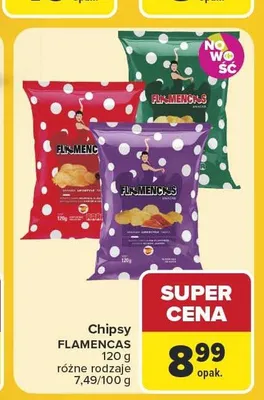 Chipsy Flamencas promocja w Carrefour Market