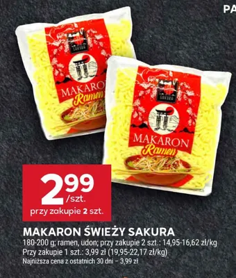 Makaron świeży promocja w Stokrotka