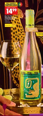 Wino białe półsłodkie Rin Tin Tin Sauvignon Blanc & Chardonnay promocja w Biedronka