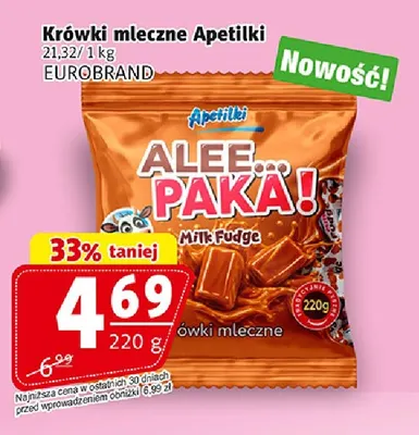 Krówki mleczne Apetitki promocja w Prim Market