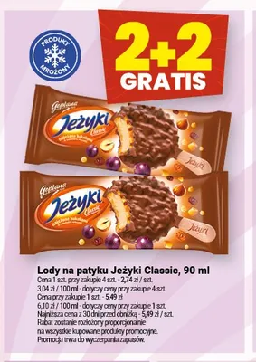 Lody na patyku Goplana Jeżyki Classic promocja w Twój Market