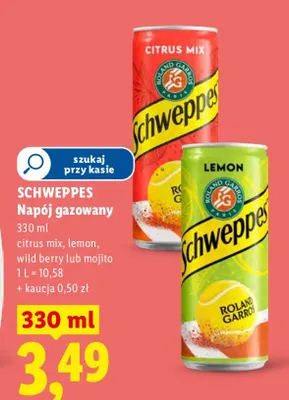 Napój gazowany Lemon Schweppes promocja w Lidl