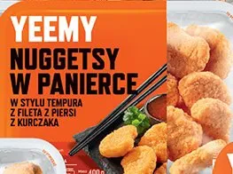 Nuggetsy w panierce w stylu tempura z piersi z kurczaka promocja w Biedronka