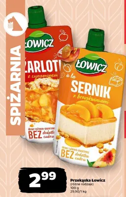 Przekąska Żarlot, Sernik (różne rodzaje) promocja w Netto