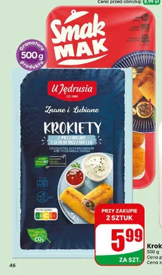 Krokiety z pieczarkami i serem Smak Mak promocja w Dino