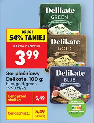 Ser pleśniowy green promocja w Biedronka