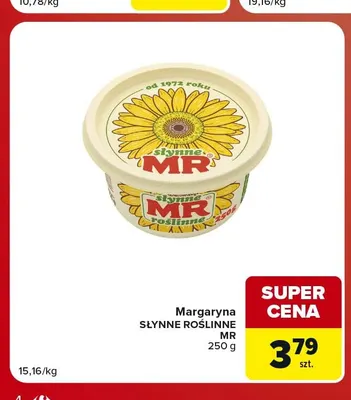 Margaryna Słynne Roślinne MR promocja w Carrefour Market