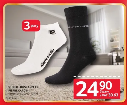 Skarpety Pierre Cardin 3-pak promocja w Selgros