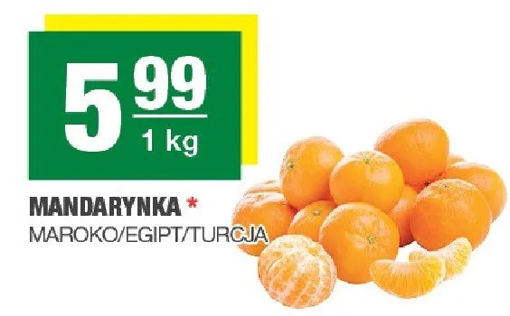Mandarynka promocja w SPAR