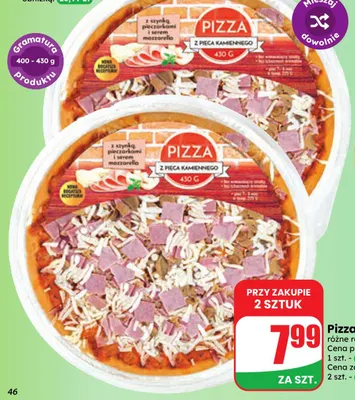 Pizza chłodzona promocja w Dino