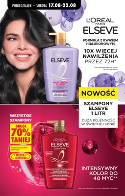 Szampon do włosów L'Oréal Paris Elseve Hyaluron Plump promocja w Biedronka