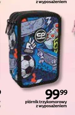 Piórnik trzykomorowy z wyposażeniem CoolPack promocja w Empik