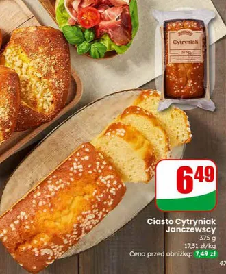 Ciasto Cytryniak Janczewscy promocja w Dino